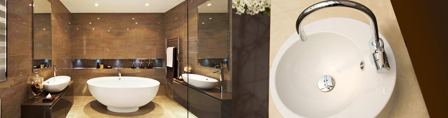 Quarella | Bathroom with Marble vanity top
