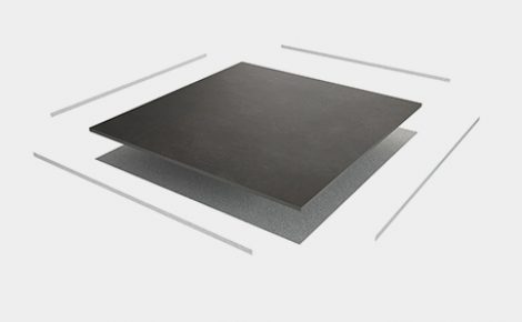 Sub-sized Infinity slabs obtained by cutting (160×160 cm, 160×80 cm, 80×80 cm) can be supplied for specific projects with an engineered finish. This finish allows the installation of our slabs onto a pre-existing floor or onto a leveled floor without the use of glue or sealant.

This type of new floor is exceptionally quick  to lay, immediately usable, non-invasive, reversible and reusable.

It is particularly recommended for shops and all kinds of offices, but we advise against its use in residential settings or bathrooms.