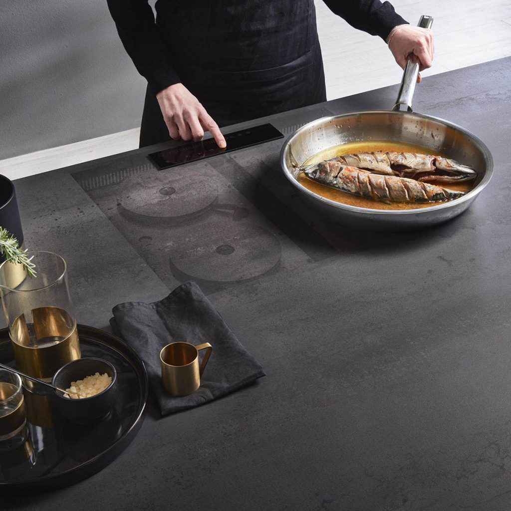 SIMPLY THE SMARTEST WAY TO COOK WHILE YET THE COOLEST TECHNOLOY ON A MODERN SOLID SURFACE
